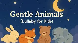 Gentle Animals: Sweet Lullaby for Peaceful Sleep 😴 Kids Music