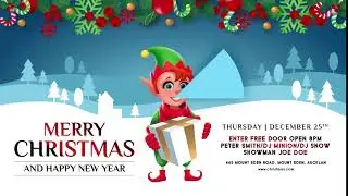 Christmas - Animated Flyer + Instagram Template Photoshop + Facebook Event