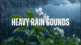 Heavy Rain Sounds for Deep Sleep, Relaxation, and Stress Relief 🎧