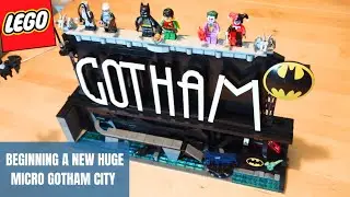 Building Gotham City in LEGO Microscale
