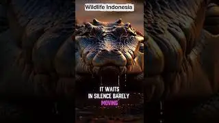 The saltwater crocodile  the true giant of rivers #shorts#animasi#kartun