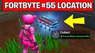 FORTBYTE #55 LOCATION - Found Within Haunted Hills (Fortnite Fortbyte Challenges)