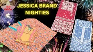 Jessica brand cotton nighties premium quality #jessicabrand #cottonnighties #nighty #fashion
