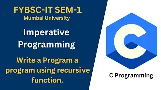 C Programming Tutorial: Recursive Function Example | Imperative Programming (Code Mavericks)