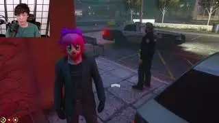 Sykkuno NEGOTIATES as ANNIE MAY in BANK ROBBERY. GTA 5 RP NOPIXEL 3.0