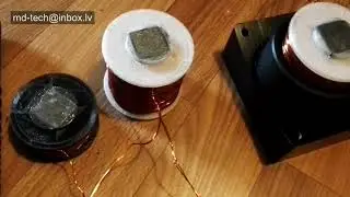 Metaglas core and bifilar coil.