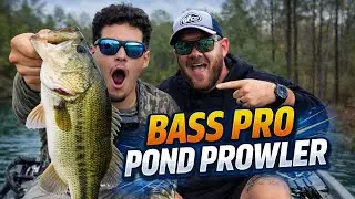 Ловля окуня с помощью Yakpak на катушке Bass Pro Pond Prowler