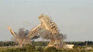 NASA Launch Tower Demolition