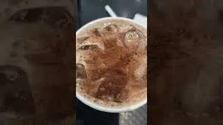 taking cold Cappuccino coffee at cafe coffee day I ccd cold coffee I #shorts