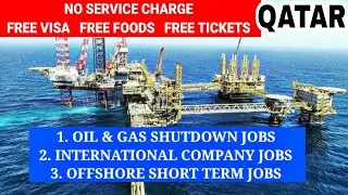 Free Recruitment jobs for Qatar 2021 || Qatar free visa jobs || Oil and gas offshore jobs || free.