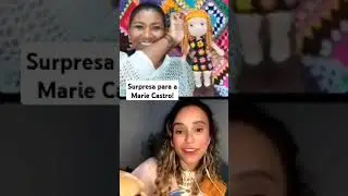 Surpresa em croch&ecirc; para a Marie Castro !