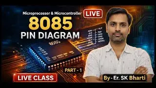 8085 Pin Diagram | Microprocessor & Microcontroller | Live Class Part-1 | Diploma | SBTE Bihar