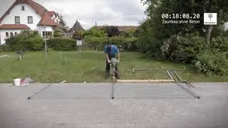 Zaunbau Doppelstab mit FERRADIX&reg; COUNTRY | Zeitraffer