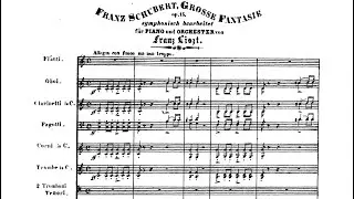 [Full Score] Schubert arr. Liszt - Wanderer Fantasy for piano and orchestra (Op.15; S.366)