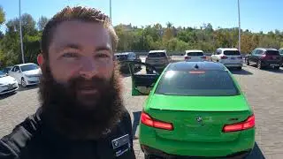 UNWRAPPING BMW M5 COMPETITION VERDE MANTIS!