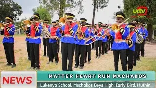 Machakos Boys Band Showcase their Talent during the Mater Heart Run Event in Machakos 25/05/2024