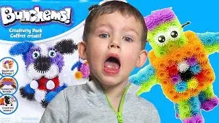 Bunchems конструктор репейник банчемс распаковка и обзор игрушки