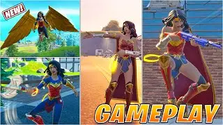*NEW* Wonder Woman Skin Bundle (Both Styles) Item Shop & Gameplay! Fortnite