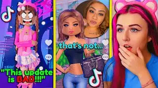 Реакция на вирусные TikTok нового обновления в стиле DRESS TO IMPRESS! | ROBLOX