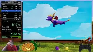 SRT Spyro the Dragon 120% 1h 32m 47s