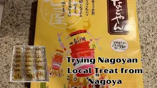 Trying the Nagoyan sweet treats from Nagoya, Japan