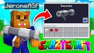 Creating A BAZOOKA In Minecraft CRAZY CRAFT