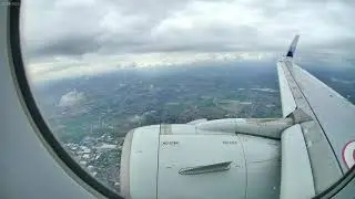 China Airlines A321neo LANDING in Manila! Window View POV