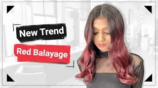 New Trend Red Balayage | Red Balayage on Black Hair | Himanshu Pal Academy