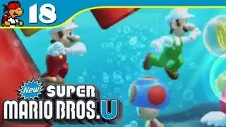 New Super Mario Bros. U | Tropical Refresher - Sparkling Waters-2 - 18 (Wii U Gameplay Walkthrough)