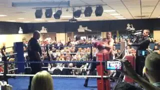 The new EBF Heavyweight Champion Neil 'Old Skool' Wain