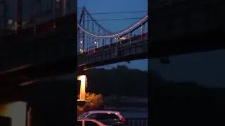 Bridge CRAWLER Caught on Camera in Kiev, Ukraine 🌉