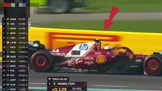 Lewis Hamilton Suffers Heavy Spin and Red Flag Incident at Turn Nine