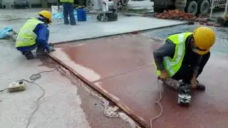 Bush Hammer Concrete Flooring