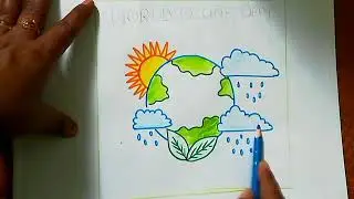 World Ozone day drawing //How to draw Save Ozone Layer drawing //World Ozone Day special drawing।