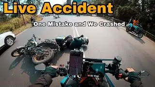Поездка по шоссе пошла не по плану 😖 | Авария, заснятая на камеру | Лонавала | SC Vlogs