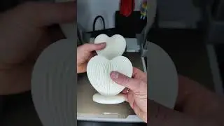 candle heart #3d #3dprinting #timelapse #decoration #love #heart