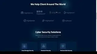 Gatech Cyber Security and IT Management Elementor Template Kit security company dark