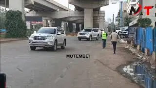 CS MURKOMEN ROARS IN CBD WITH HEAVY SECURITY IN PANIC OF ATTACK BY GEN Z DURING SABA SABA!!