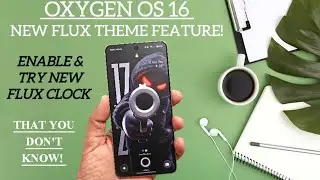 Oxygen OS 16 new flux theme clock feature oneplus 12 & 13