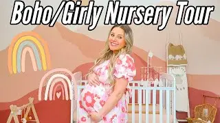 BABY NURSERY ROOM TOUR // Boho Rainbow theme!