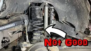I NEED to fix this!! Bent Front coil Spring quick fix