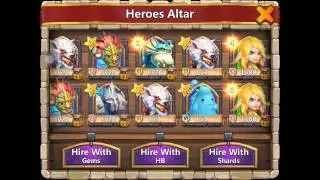 Castle Clash AMAZING GEM ROLLS!