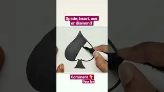&spades;️ Coloring ASMR| Easy Coloring #trending #shorts #cards #viral #asmr