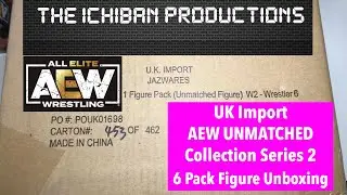 UK Import 2022 AEW Unmatched Series 2 Wrestling Figures Completed Set Unboxing and Comparison