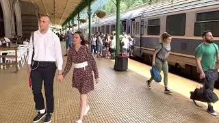 Romanian State Railways Regional Express Brasov to Bucharest at Sinaia on July 3, 2022