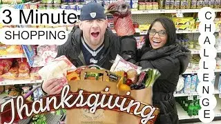 3 MINUTE SHOPPING HOLIDAY CHALLENGE | CHRIS AND NIMA'S  GROCERY GAME