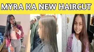 Myra new haircut|| Haircut|| Happy Girl Myra||Myra 