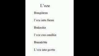 19 - L'oze. VUXE E P&Agrave;ULA: N&Eacute;NIE E FILASTR&Oacute;CCHE DU P&Agrave;IZE.