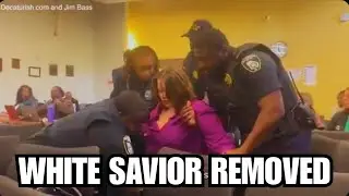 White Savior For DEI Gets DRAGGED OUT Screaming by Black Officers