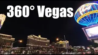 360&deg; VR video. Walking the Las Vegas Strip.  Choose your view like you are there. #VR #360vr